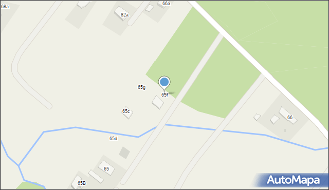 Ruda, Ruda, 65f, mapa Ruda