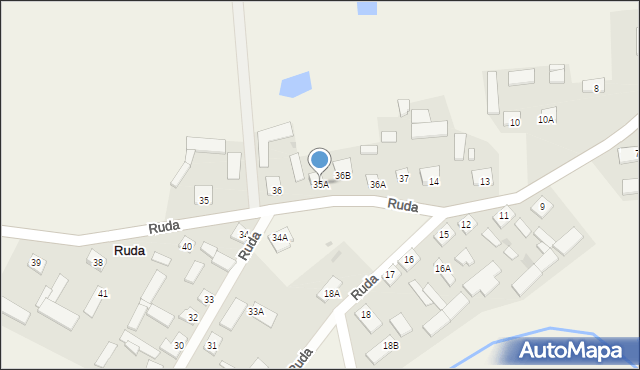 Ruda, Ruda, 35A, mapa Ruda