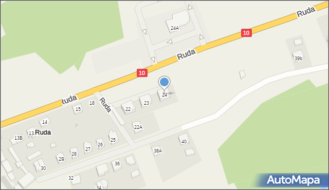 Ruda, Ruda, 24, mapa Ruda