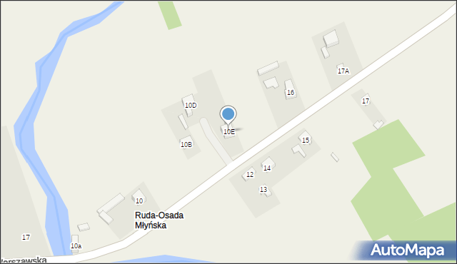Ruda, Ruda, 10E, mapa Ruda