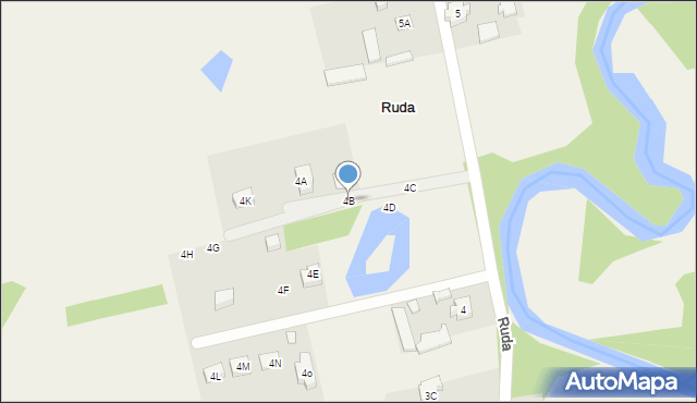 Ruda, Ruda, 4B, mapa Ruda