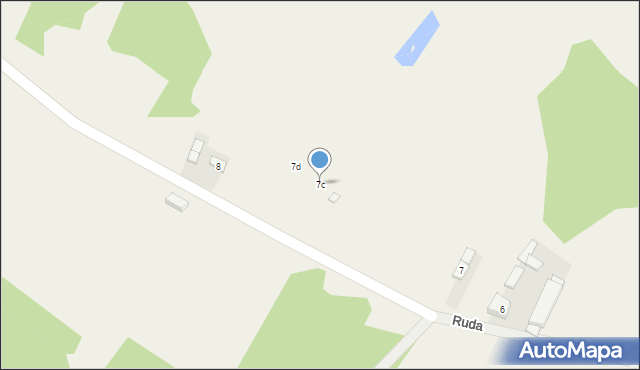 Ruda, Ruda, 7c, mapa Ruda
