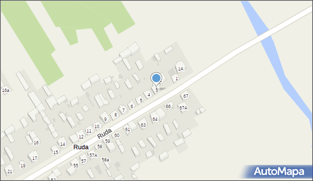 Ruda, Ruda, 3, mapa Ruda