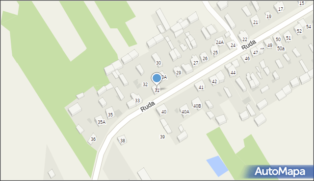 Ruda, Ruda, 31, mapa Ruda