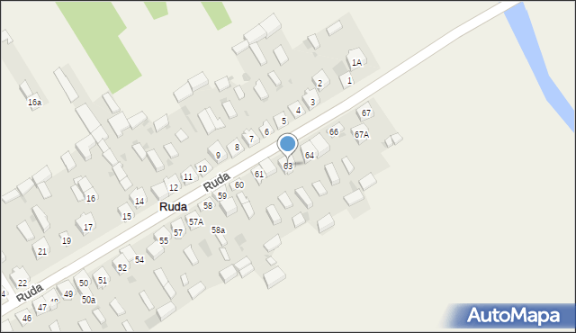 Ruda, Ruda, 63, mapa Ruda