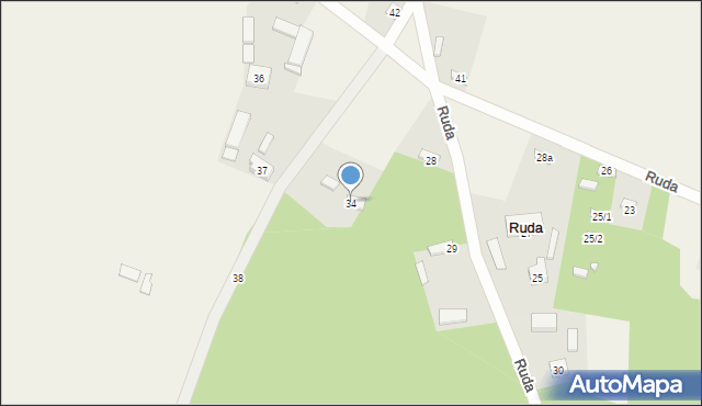 Ruda, Ruda, 34, mapa Ruda