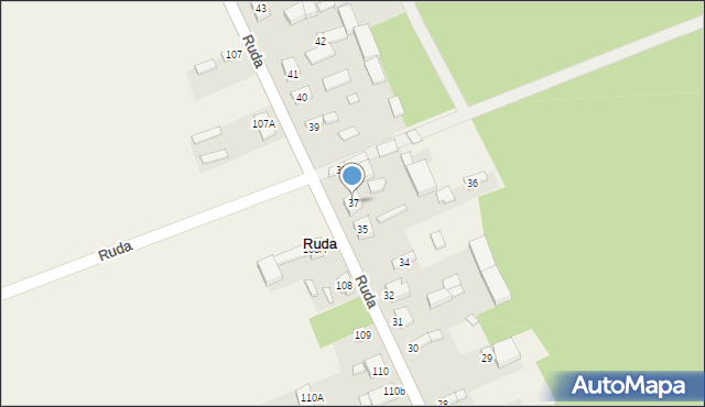 Ruda, Ruda, 37, mapa Ruda