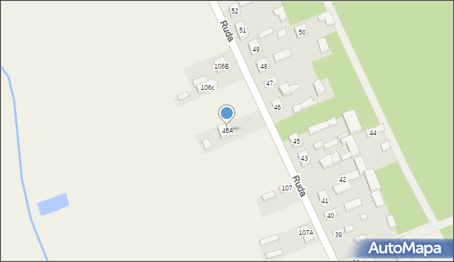 Ruda, Ruda, 46A, mapa Ruda