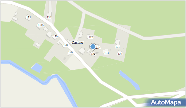 Ruda Białaczowska, Ruda Białaczowska, 124, mapa Ruda Białaczowska