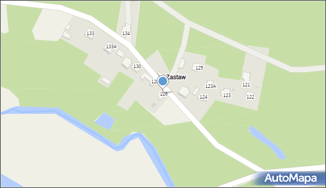 Ruda Białaczowska, Ruda Białaczowska, 126, mapa Ruda Białaczowska