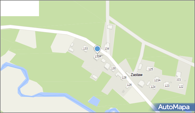 Ruda Białaczowska, Ruda Białaczowska, 133A, mapa Ruda Białaczowska