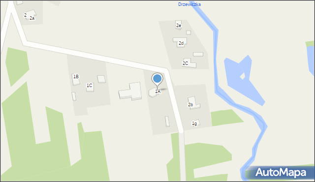 Ruda Białaczowska, Ruda Białaczowska, 1A, mapa Ruda Białaczowska