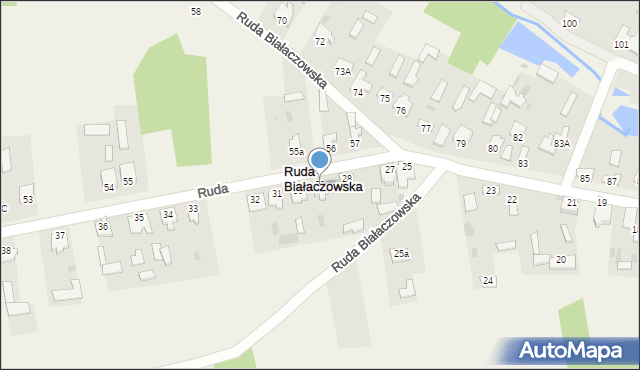 Ruda Białaczowska, Ruda Białaczowska, 29, mapa Ruda Białaczowska