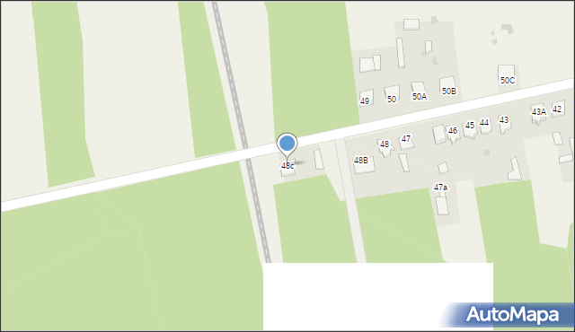 Ruda Białaczowska, Ruda Białaczowska, 48c, mapa Ruda Białaczowska