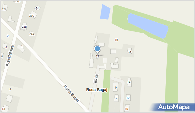 Ruda-Bugaj, Ruda-Bugaj, 23, mapa Ruda-Bugaj