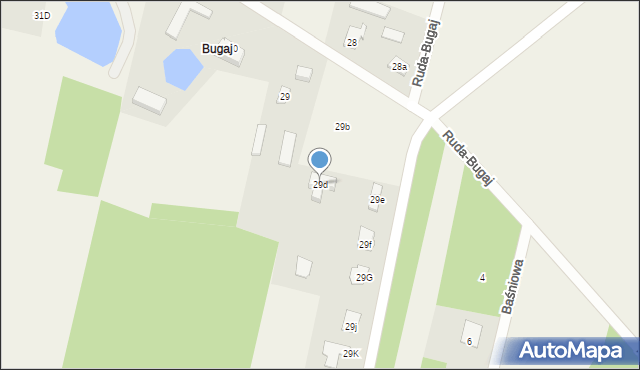 Ruda-Bugaj, Ruda-Bugaj, 29d, mapa Ruda-Bugaj