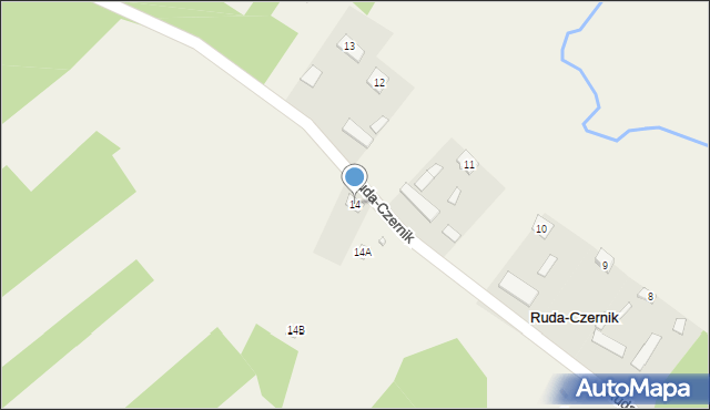 Ruda-Czernik, Ruda-Czernik, 14, mapa Ruda-Czernik