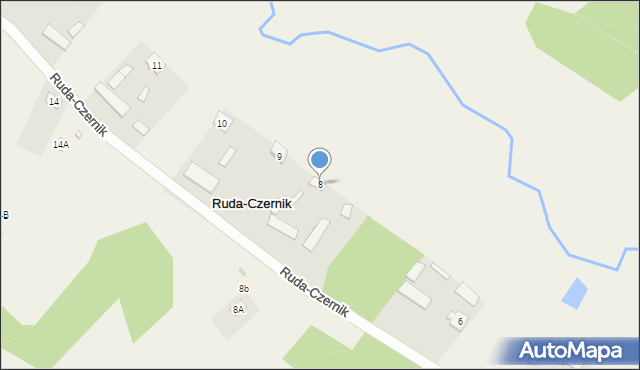 Ruda-Czernik, Ruda-Czernik, 8, mapa Ruda-Czernik