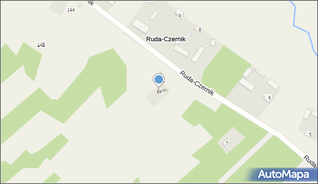 Ruda-Czernik, Ruda-Czernik, 8A, mapa Ruda-Czernik