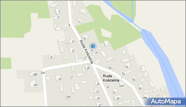 Ruda Kościelna, Ruda Kościelna, 19, mapa Ruda Kościelna