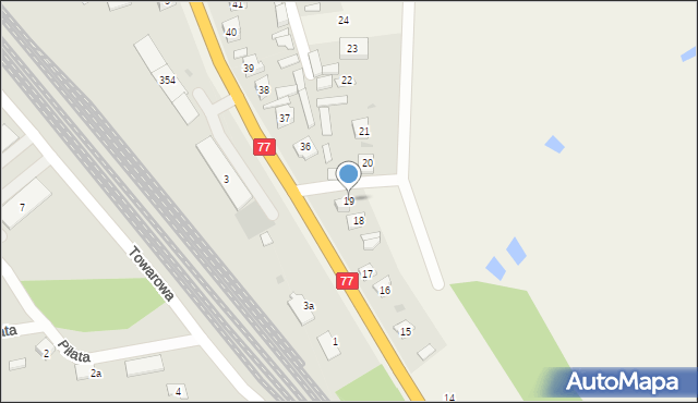 Ruda Łańcucka, Ruda Łańcucka, 19, mapa Ruda Łańcucka