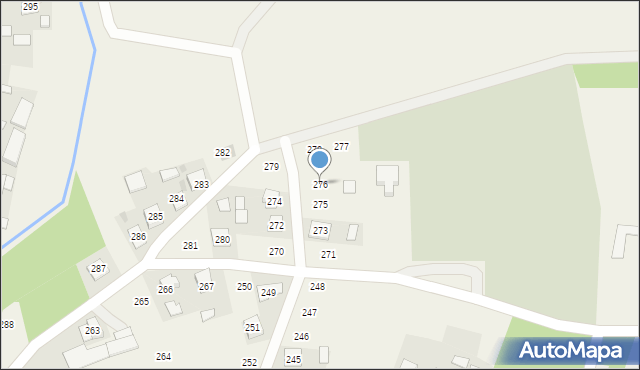 Ruda Łańcucka, Ruda Łańcucka, 276, mapa Ruda Łańcucka