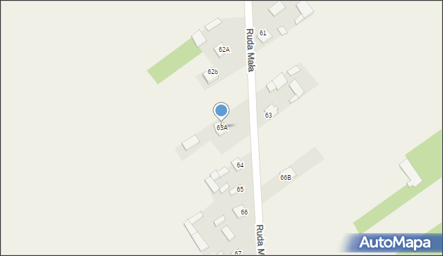 Ruda Mała, Ruda Mała, 63A, mapa Ruda Mała