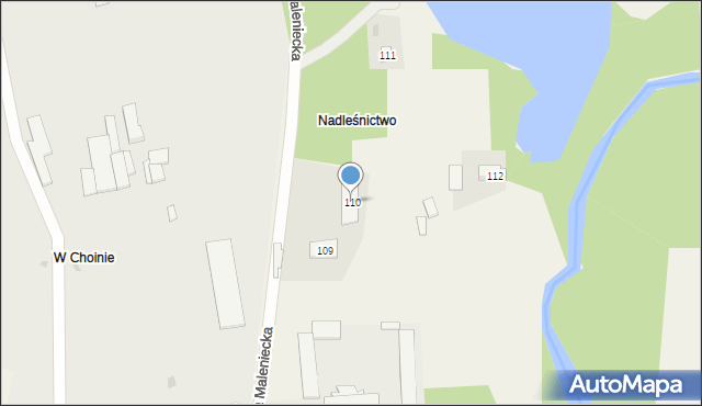 Ruda Maleniecka, Ruda Maleniecka, 110, mapa Ruda Maleniecka