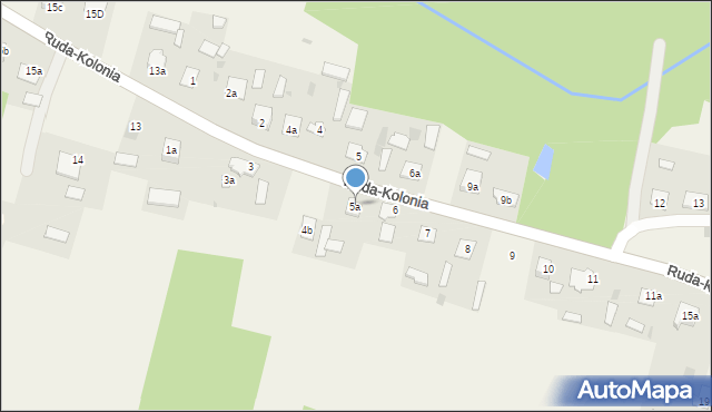 Ruda-Opalin, Ruda-Opalin, 5a, mapa Ruda-Opalin