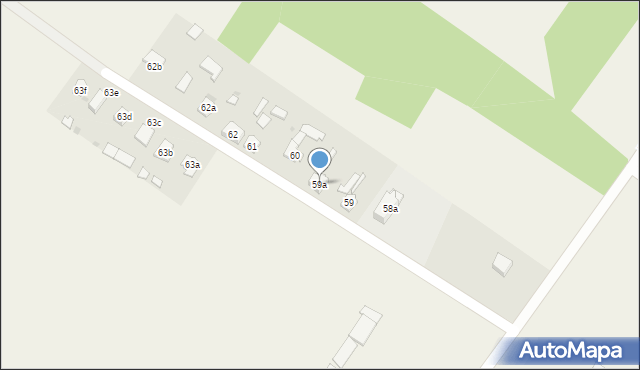 Ruda Pilczycka, Ruda Pilczycka, 59a, mapa Ruda Pilczycka