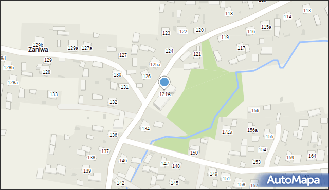 Ruda Różaniecka, Ruda Różaniecka, 121A, mapa Ruda Różaniecka