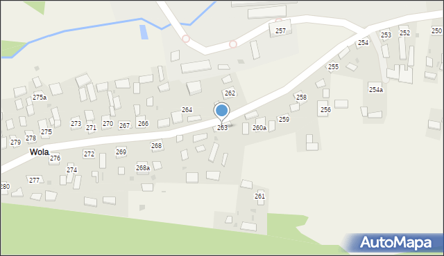 Ruda Różaniecka, Ruda Różaniecka, 263, mapa Ruda Różaniecka