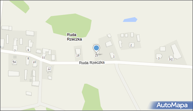 Ruda Rzeczka, Ruda Rzeczka, 23, mapa Ruda Rzeczka