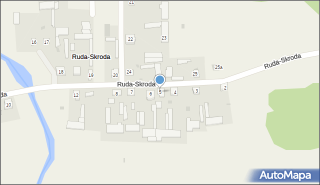 Ruda-Skroda, Ruda-Skroda, 5, mapa Ruda-Skroda