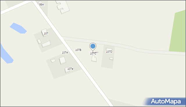 Ruda Strawczyńska, Ruda Strawczyńska, 107C, mapa Ruda Strawczyńska