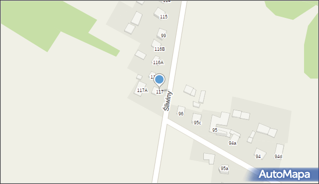 Ruda Strawczyńska, Ruda Strawczyńska, 117, mapa Ruda Strawczyńska