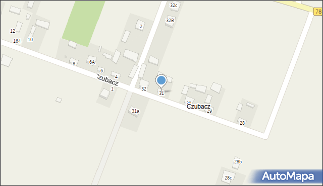Ruda Strawczyńska, Ruda Strawczyńska, 31, mapa Ruda Strawczyńska