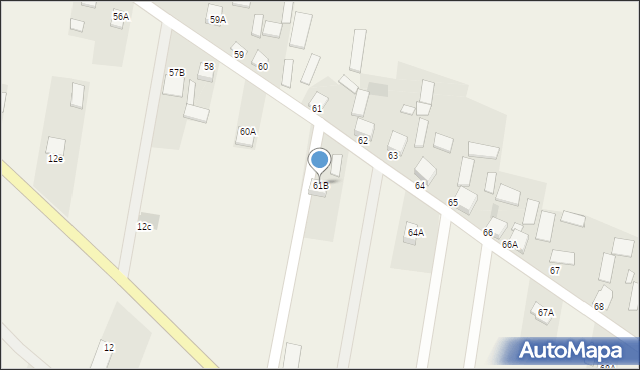 Ruda Strawczyńska, Ruda Strawczyńska, 61B, mapa Ruda Strawczyńska