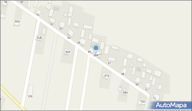 Ruda Strawczyńska, Ruda Strawczyńska, 66A, mapa Ruda Strawczyńska