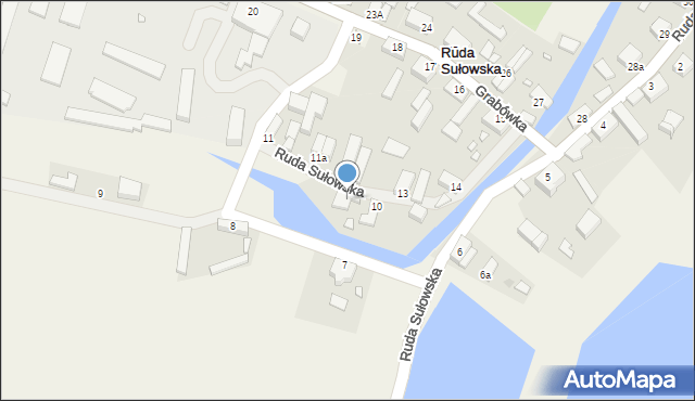 Ruda Sułowska, Ruda Sułowska, 10a, mapa Ruda Sułowska