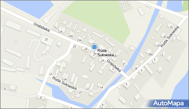 Ruda Sułowska, Ruda Sułowska, 17, mapa Ruda Sułowska