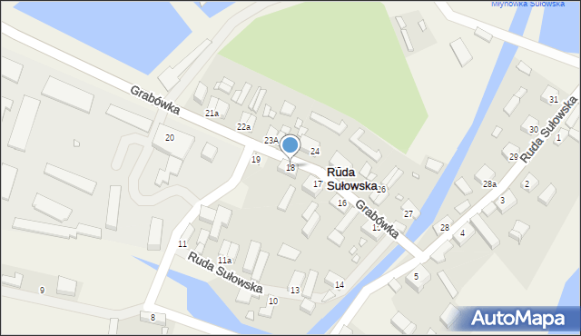 Ruda Sułowska, Ruda Sułowska, 18, mapa Ruda Sułowska