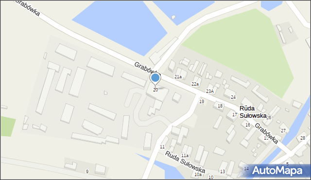 Ruda Sułowska, Ruda Sułowska, 20, mapa Ruda Sułowska