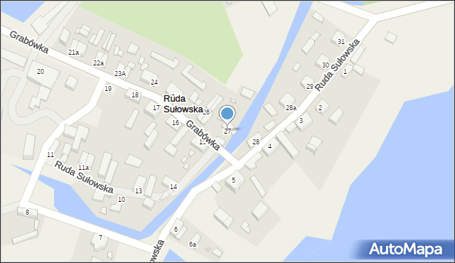 Ruda Sułowska, Ruda Sułowska, 27, mapa Ruda Sułowska
