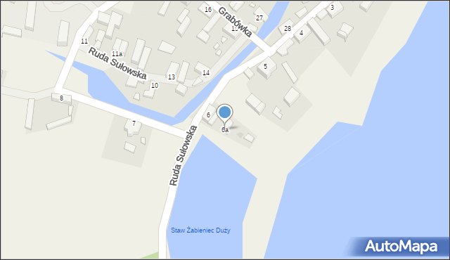 Ruda Sułowska, Ruda Sułowska, 6a, mapa Ruda Sułowska