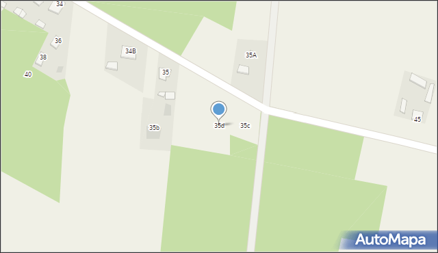 Ruda Wolińska, Ruda Wolińska, 35d, mapa Ruda Wolińska