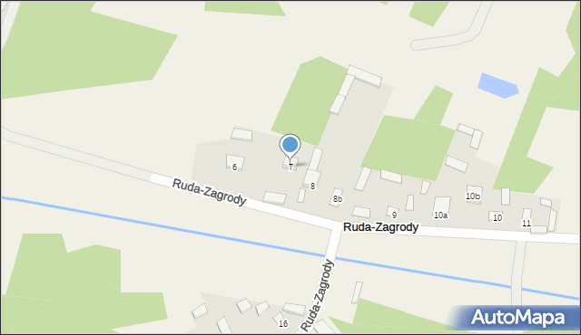 Ruda-Zagrody, Ruda-Zagrody, 7, mapa Ruda-Zagrody