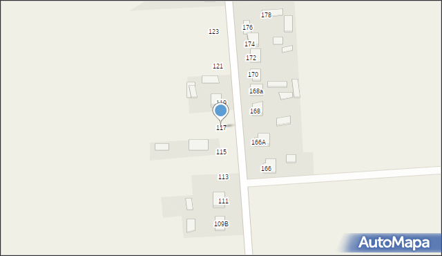 Ruda Zajączkowska, Ruda Zajączkowska, 117, mapa Ruda Zajączkowska