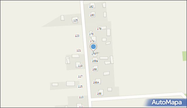 Ruda Zajączkowska, Ruda Zajączkowska, 170, mapa Ruda Zajączkowska