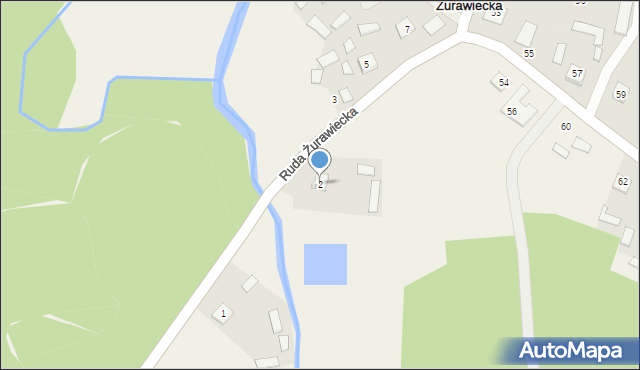 Ruda Żurawiecka, Ruda Żurawiecka, 2, mapa Ruda Żurawiecka